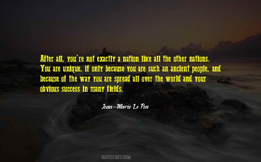 People Are Unique Quotes #416343