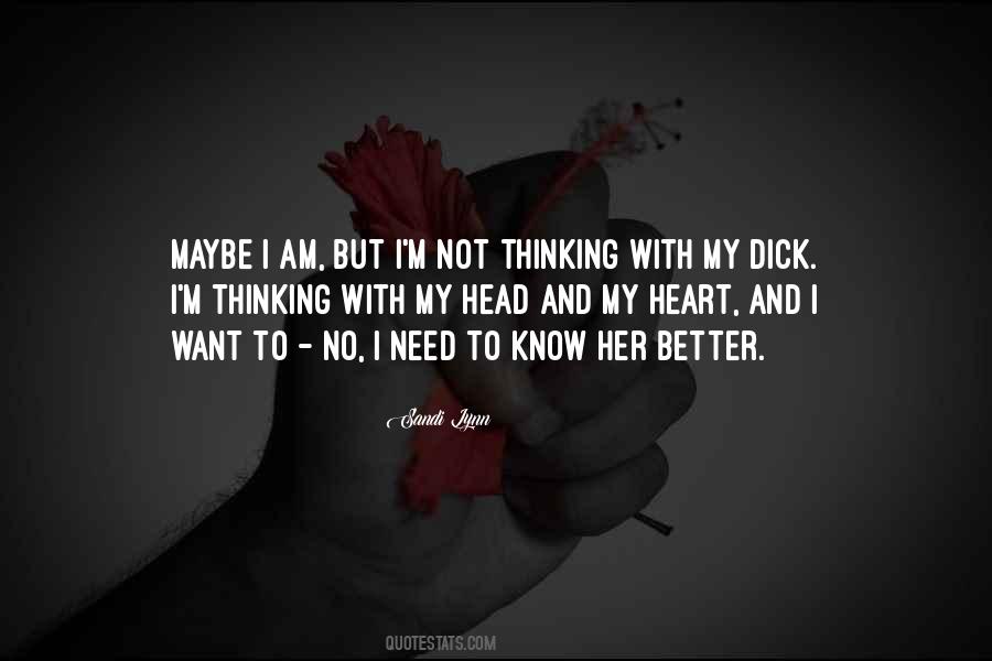 Head To Heart Quotes #109371