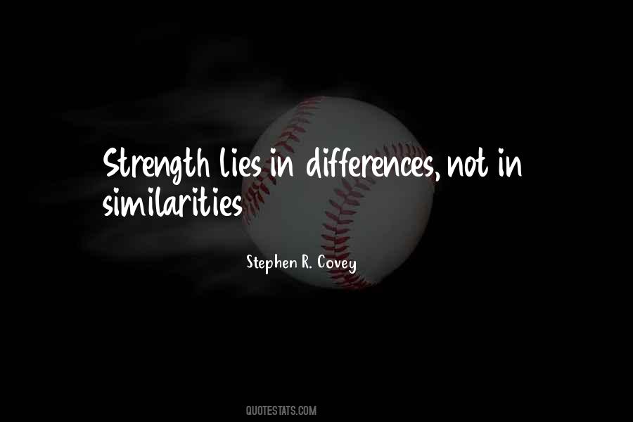 Strength Lies In Quotes #310704