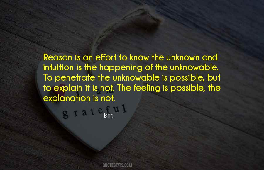 Know The Unknown Quotes #1088044