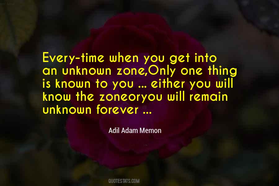Know The Unknown Quotes #121392
