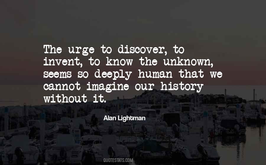 Know The Unknown Quotes #1696387