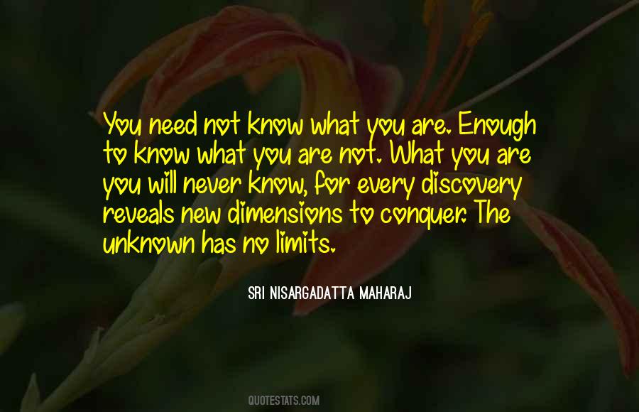 Know The Unknown Quotes #238670