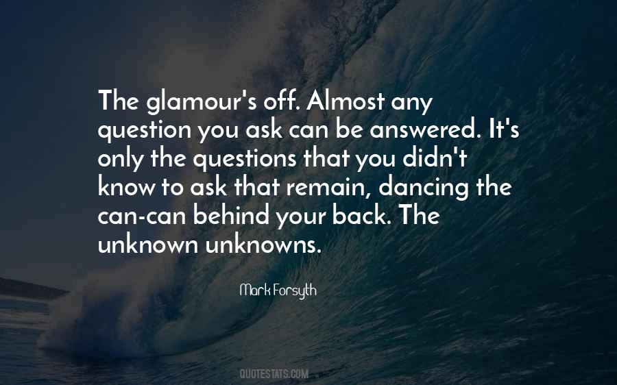 Know The Unknown Quotes #791107