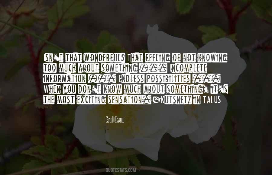 Know The Unknown Quotes #92439