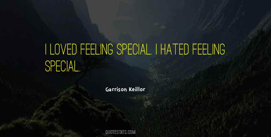 Feeling Special Quotes #212603