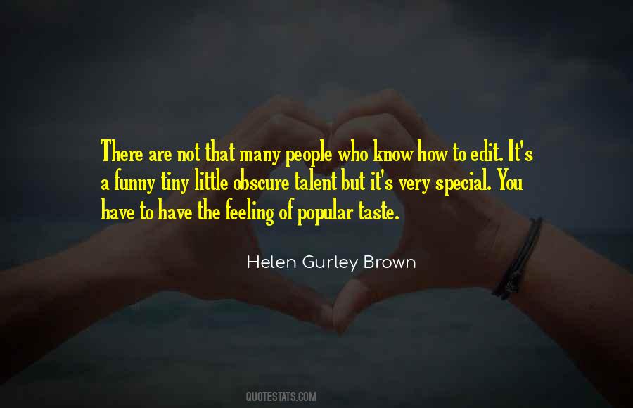 Feeling Special Quotes #783135