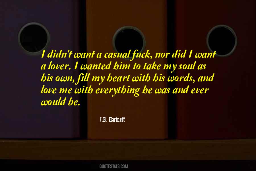Be My Lover Quotes #1438733