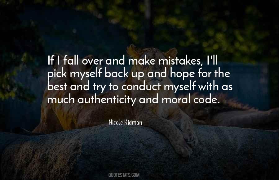 Pick Myself Back Up Quotes #1540841