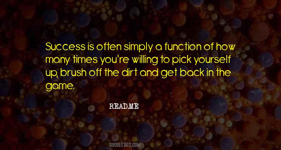 Pick Myself Back Up Quotes #619702