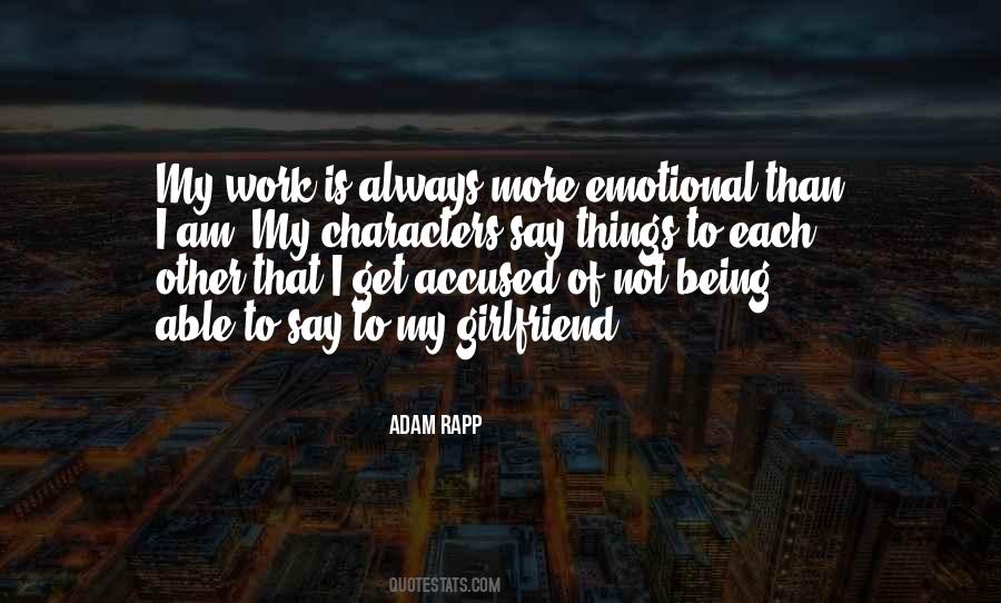 To My Girlfriend Quotes #440667