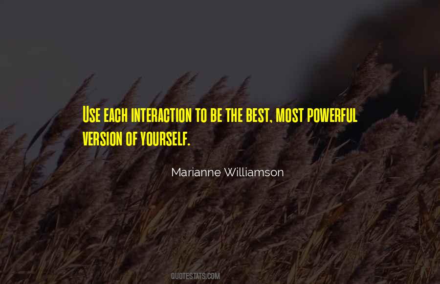 To Be The Best Version Of Yourself Quotes #1648940