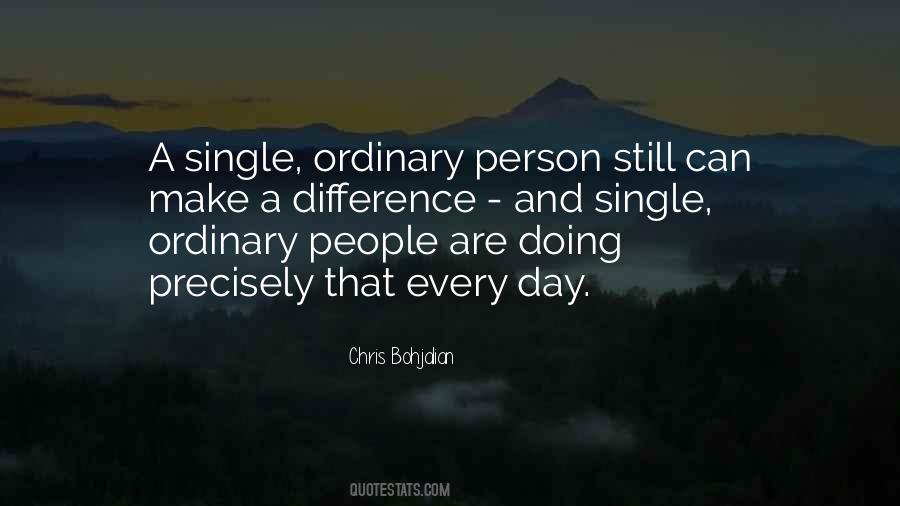 I Am Just An Ordinary Person Quotes #1533761