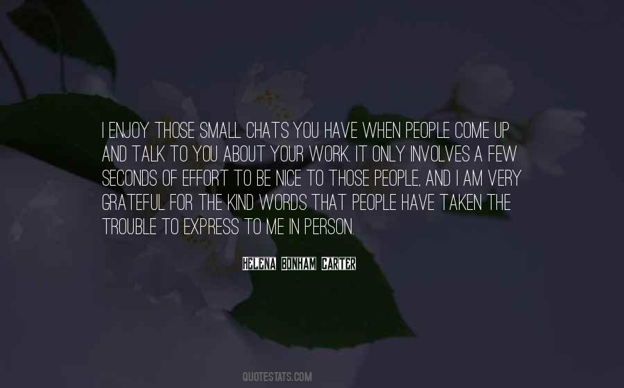 Nice Talk Quotes #1425359