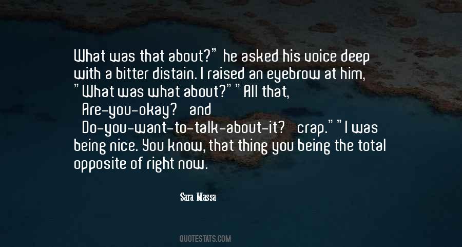 Nice Talk Quotes #851563
