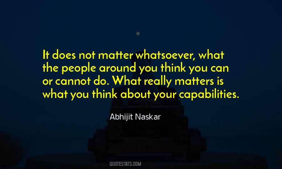It Does Not Matter Quotes #1033090