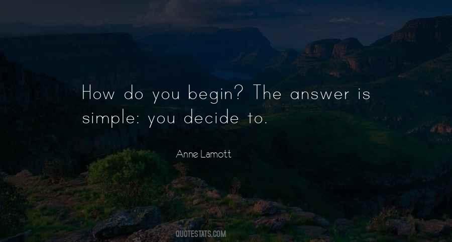 How To Decide Quotes #118929