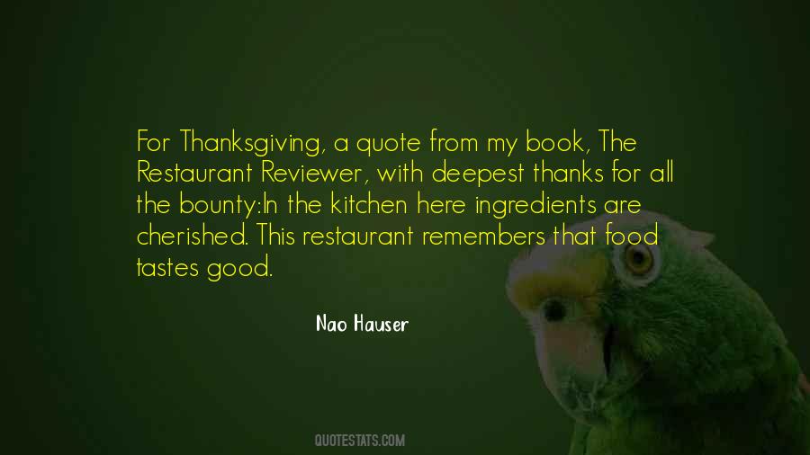 Quotes About Thanksgiving Is Good #271350