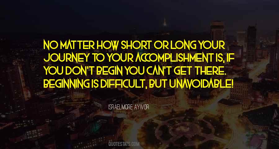 Short Accomplishment Quotes #206925