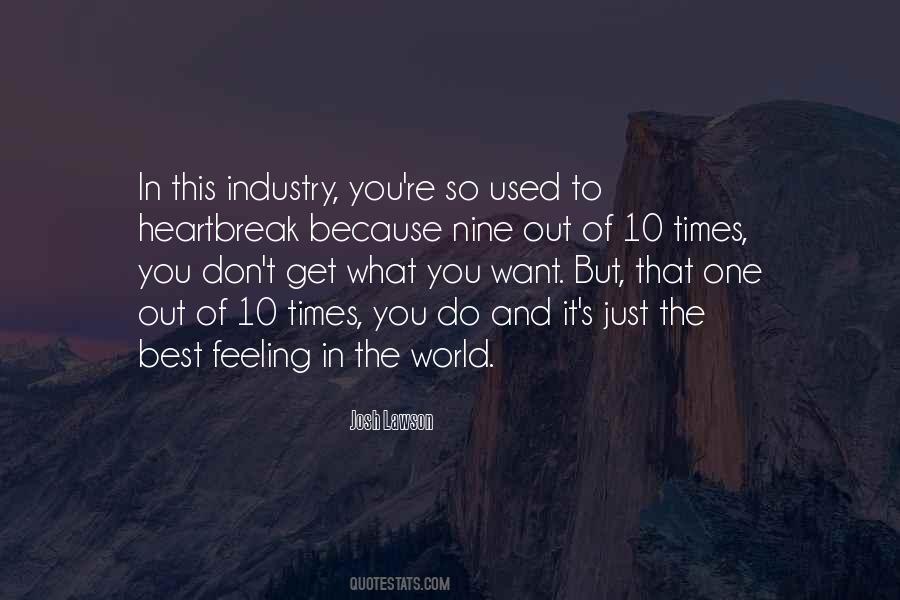 Feeling You Get Quotes #210663 Feeling You Get Quotes #210663