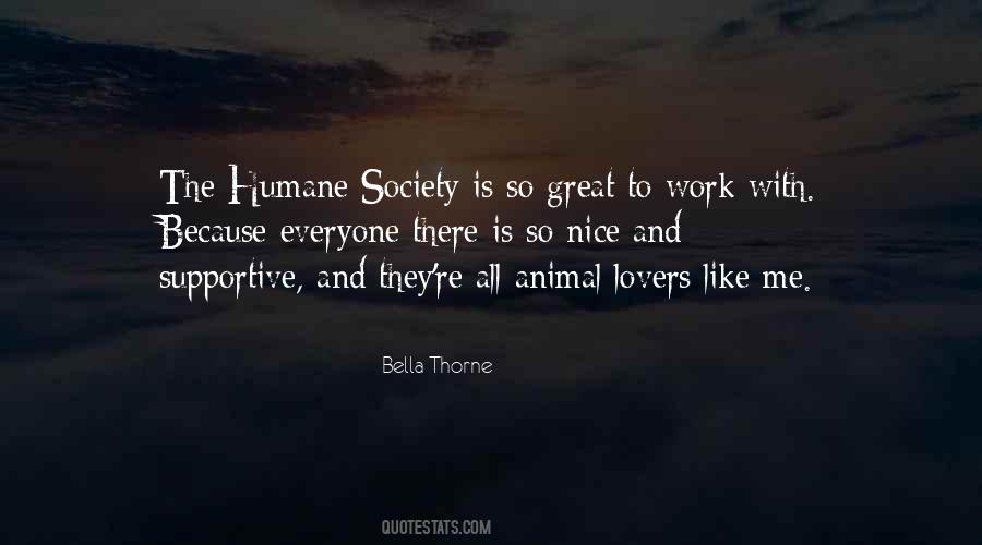 Quotes About The Humane Society #1779281