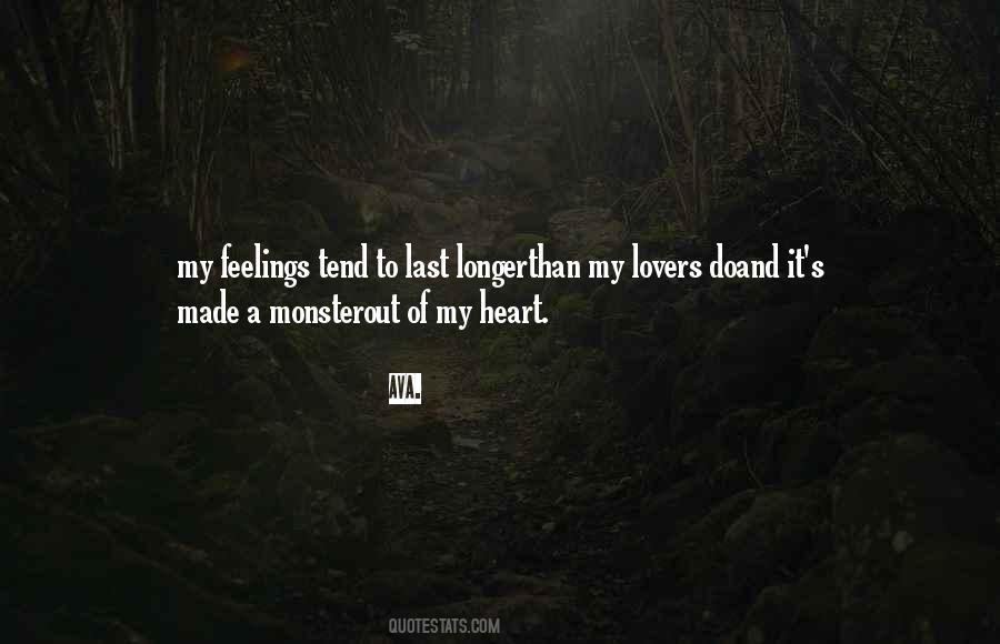 Feelings From The Heart Quotes #149121