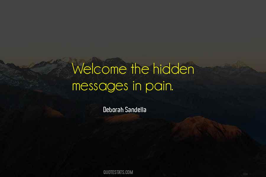 Feelings Hidden Quotes #247081