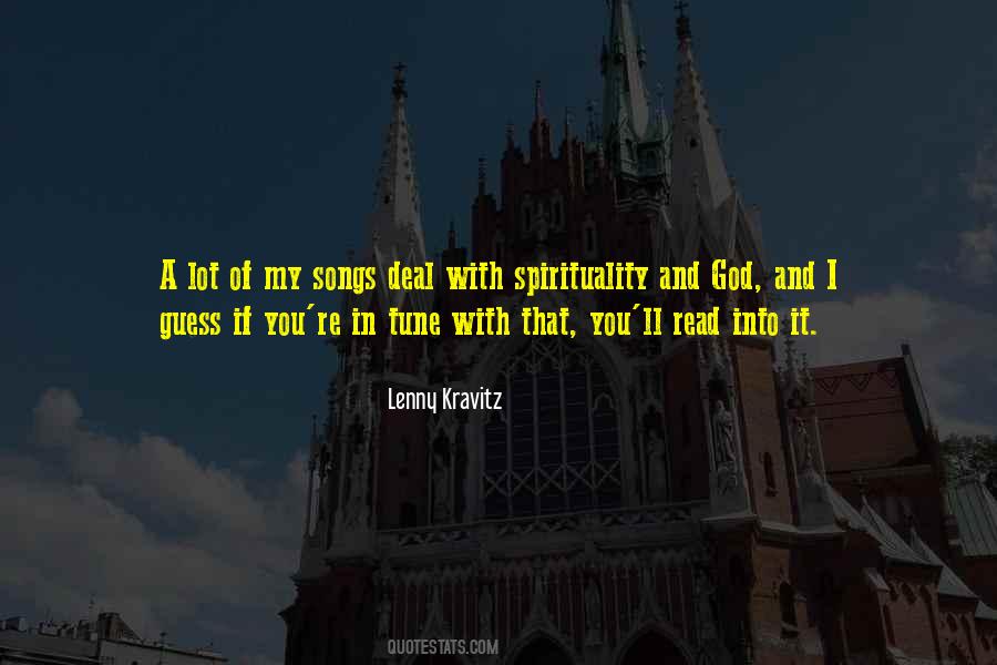 Spirituality And God Quotes #963397