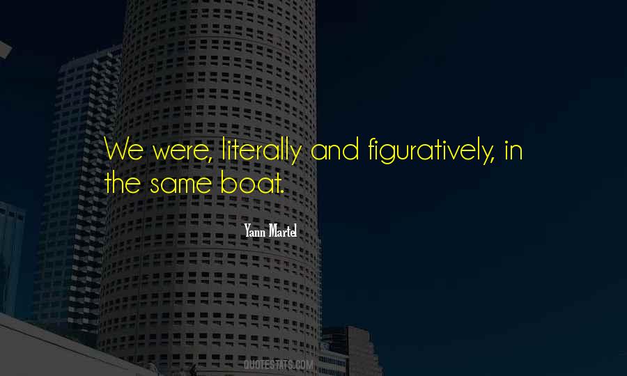 Quotes About The Same Boat #1099091