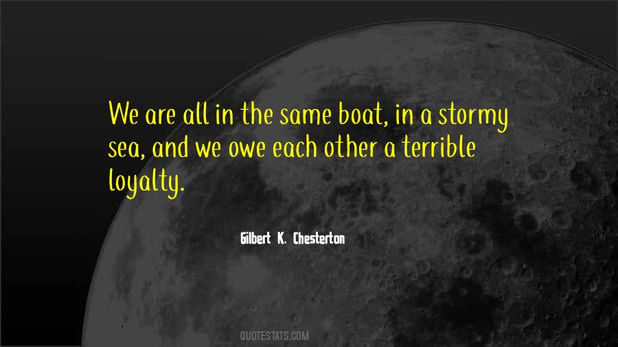 Quotes About The Same Boat #997095