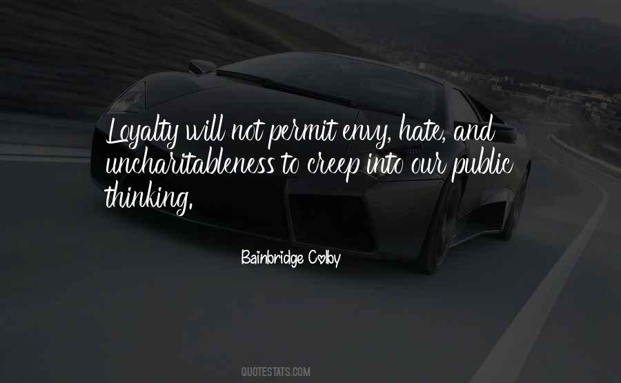 Hate And Envy Quotes #1768698