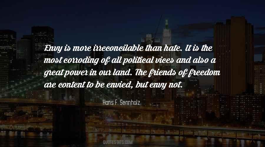 Hate And Envy Quotes #782478