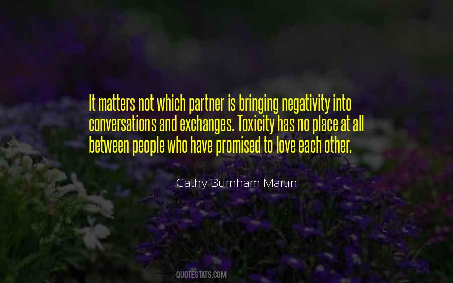 Negative Partner Quotes #1571369