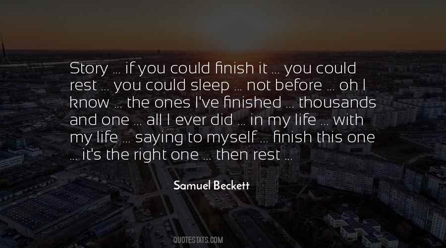 I Could Not Sleep Quotes #418129