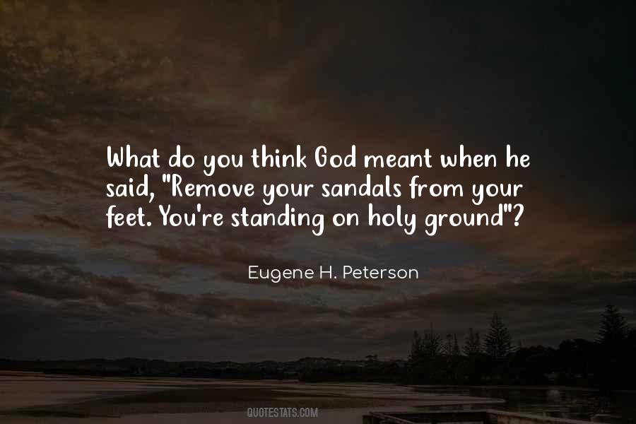 Feet On Ground Quotes #591971