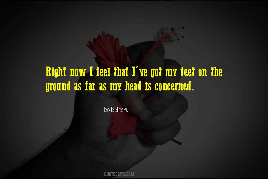 Feet On Ground Quotes #961840