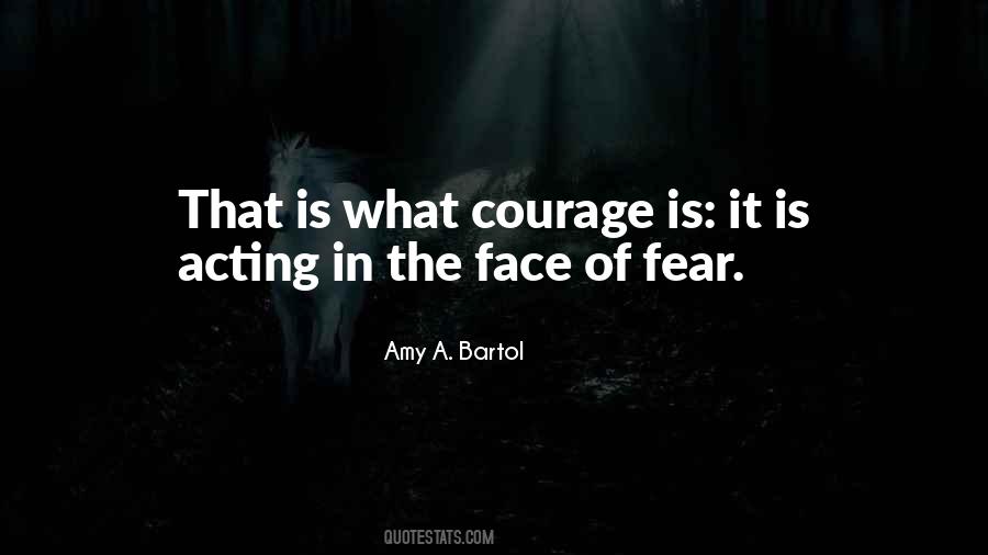 Face Fear Quotes #32794