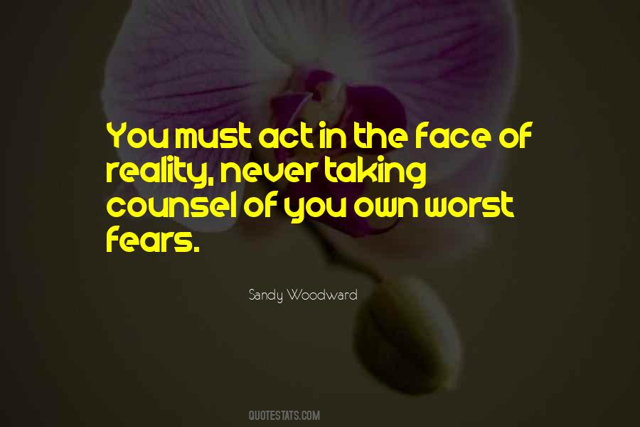 Face Fear Quotes #60051