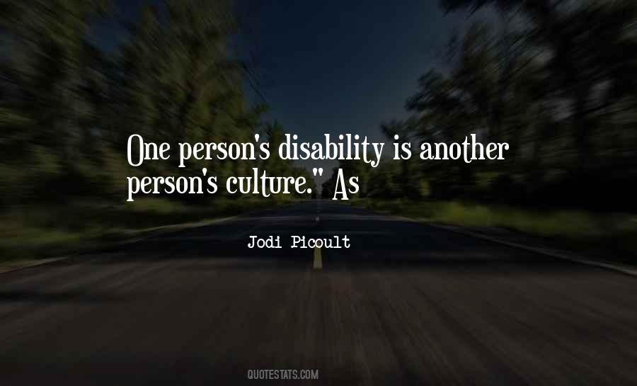 Person With Disability Quotes #1644894