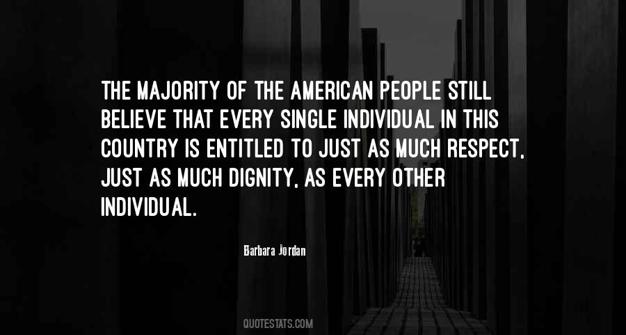 Quotes About Dignity Of The Individual #235674