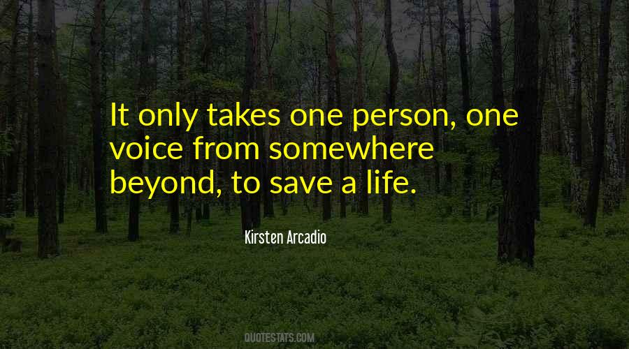 Save One Life Quotes #1451289