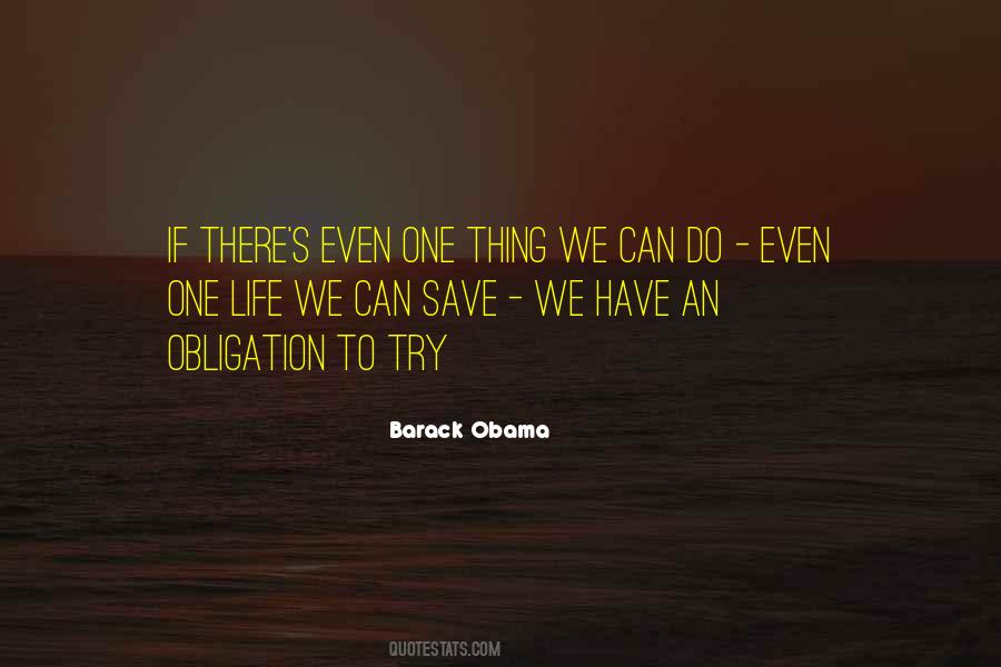 Save One Life Quotes #727917