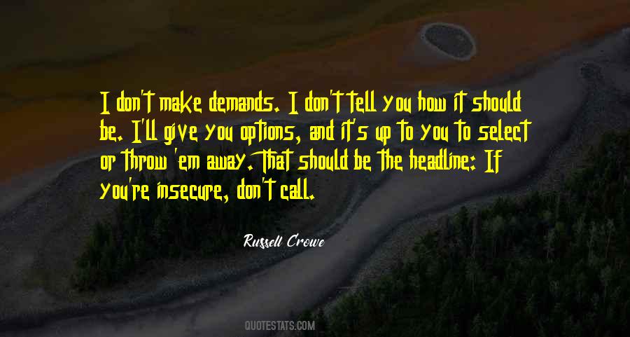 Call Away Quotes #539387