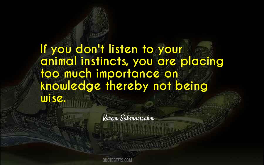 Wise Animal Quotes #467614