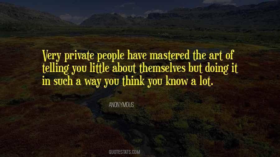 Private People Quotes #1429505