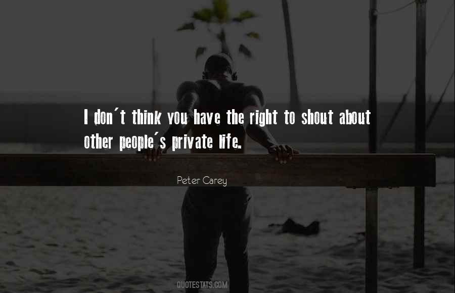 Private People Quotes #337154