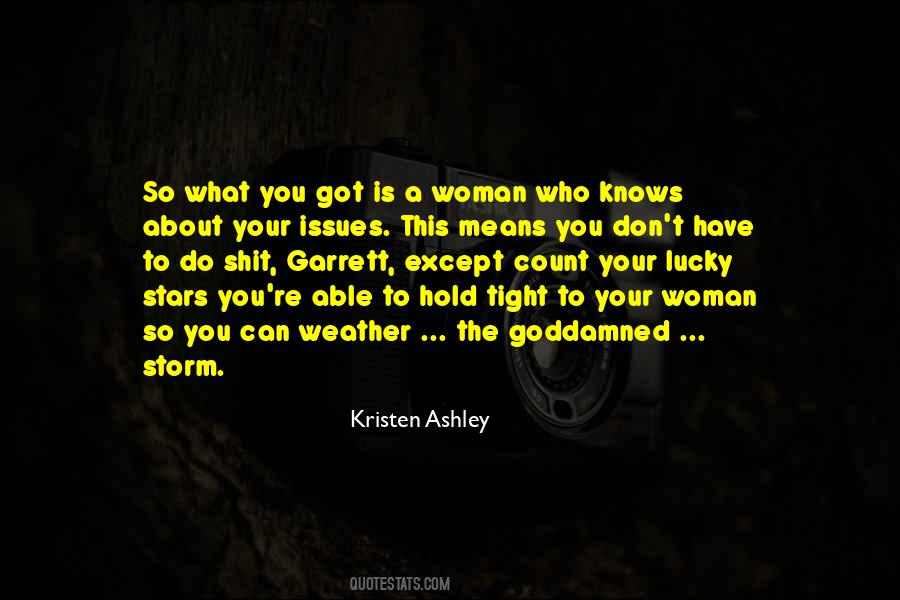 Woman Storm Quotes #173678