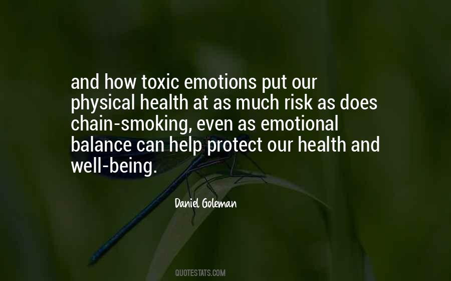 Physical Well Being Quotes #1328722