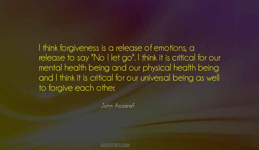 Physical Well Being Quotes #688051