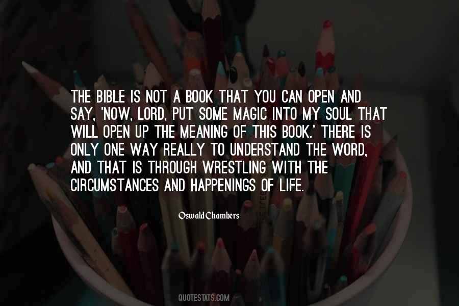 Life Is An Open Book Quotes #338815